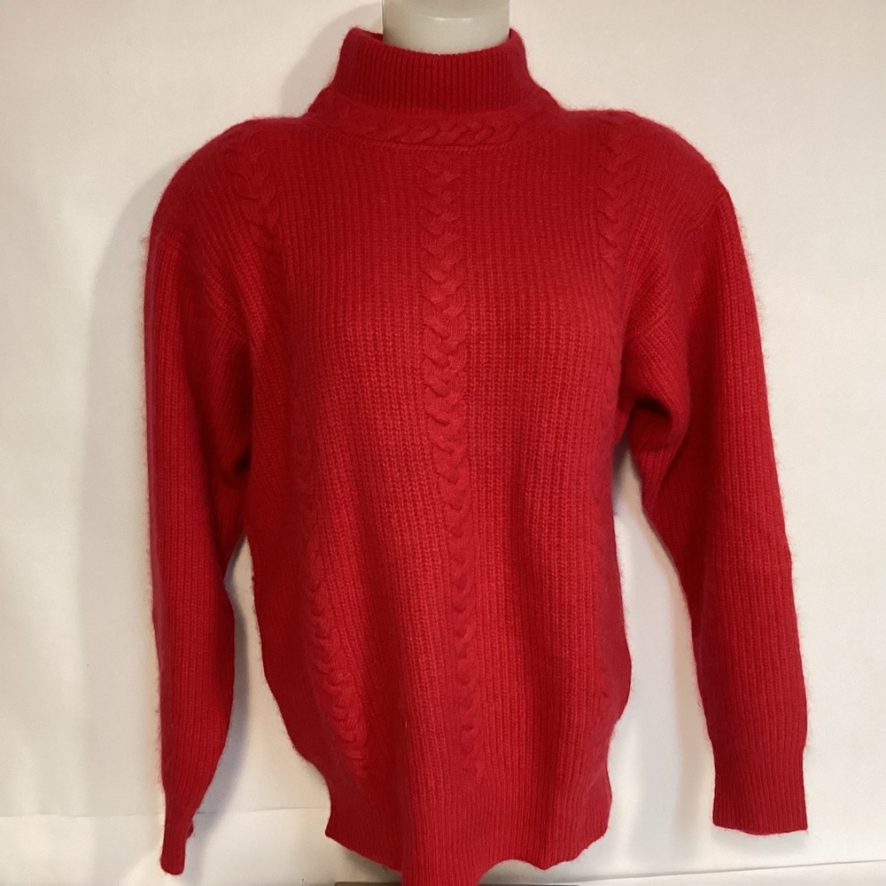 LE Moda Vintate 90’s Women’s Lambswool & Angora Turtleneck Sweater size medium